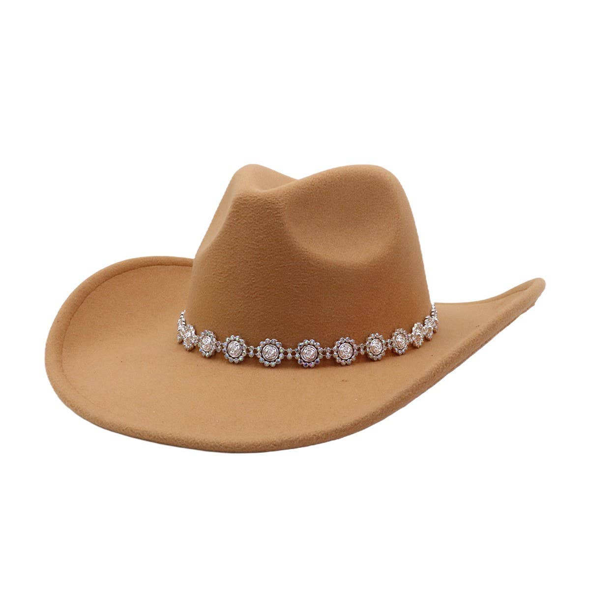 Men & Women  Felt Cowboy Fedora Western_CWAH04431