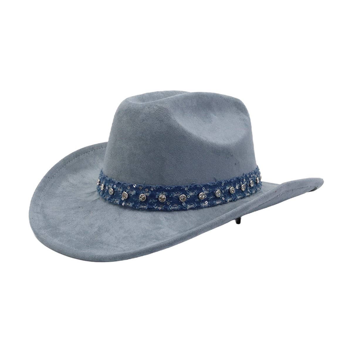 Unisex Suede Cowboy Hat Vintage Ethnic Style_CWAH04502
