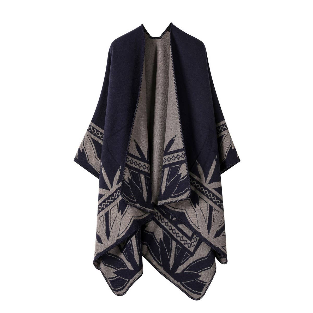 WEAR A FAUX CASHMERE CAPE SCARF SHAWL