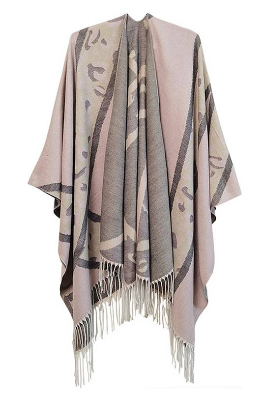 LEOPARD POINT CASUAL SHAWL WRAP