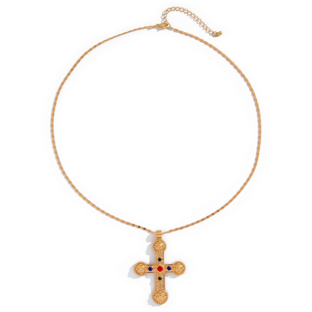 PEARL CROSS PERSONALIZED ALL-MATCH NECKLACE_CWMM3128