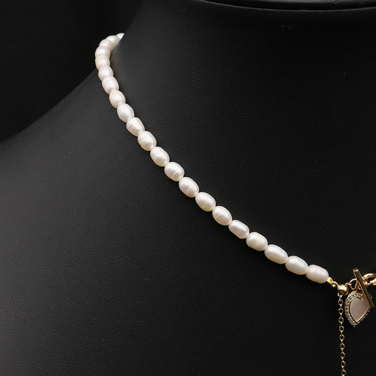 ALL-MATCH LUXURY LOVE PEARL PENDANT NECKLACE_CWAJE3851
