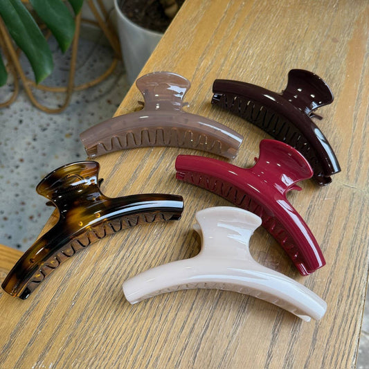 CWAHA4450_NEW FRENCH BUTTERFLY BUCKLE HIGH-GRADE SHARK CLIP