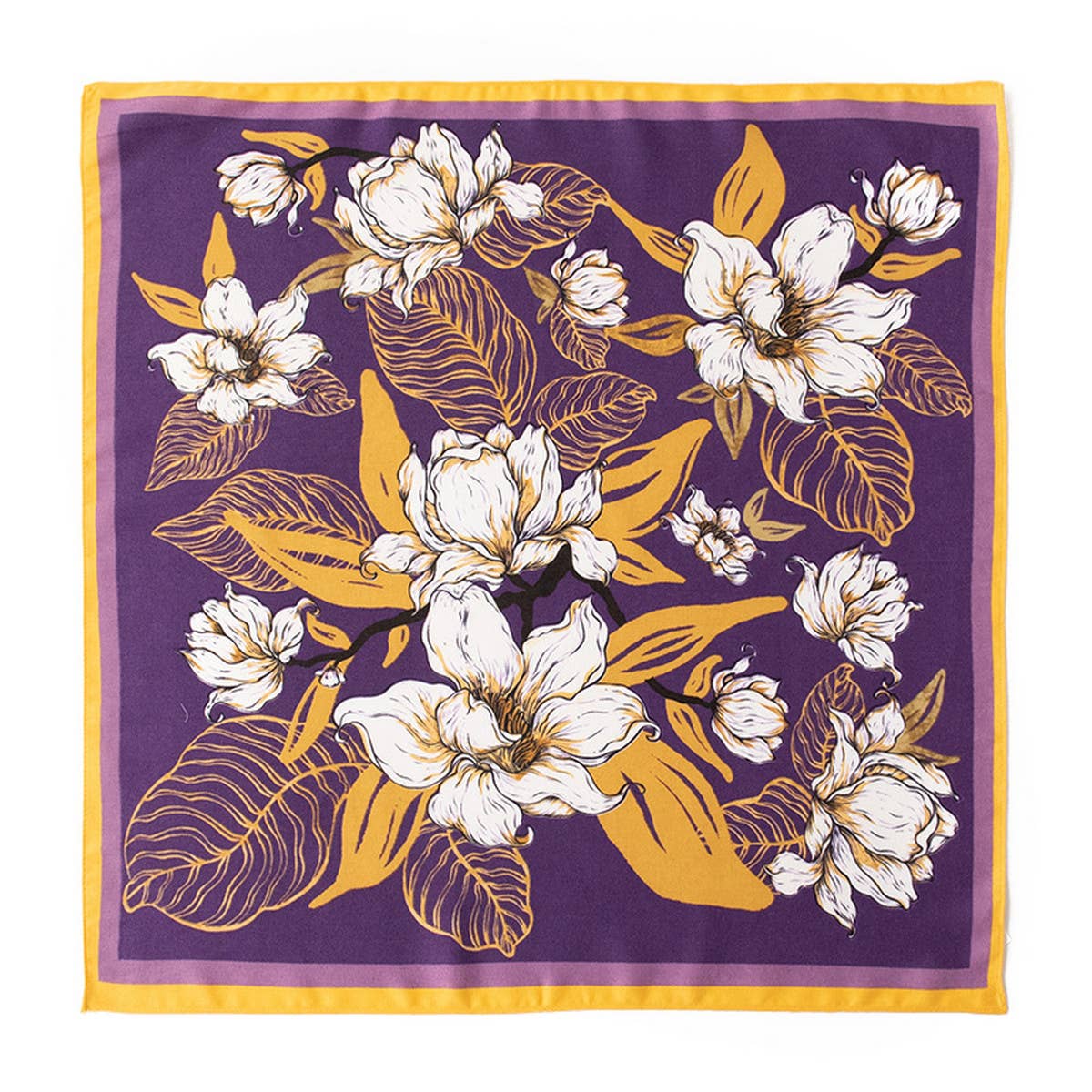 WILD SHIRT FLORAL PRINT SCARF