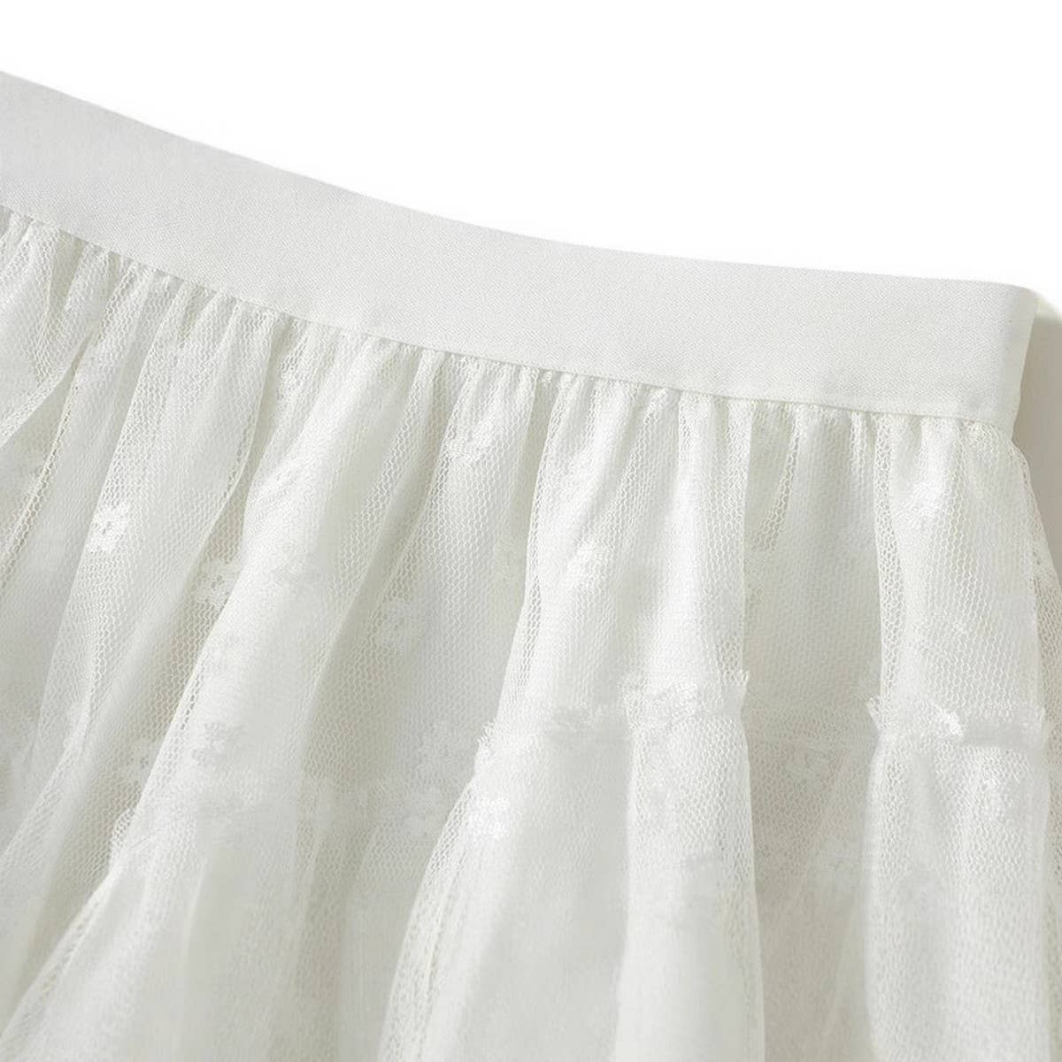 Ballet Tulle High-Waist A-Line Cake Skirt_CWBMS0330