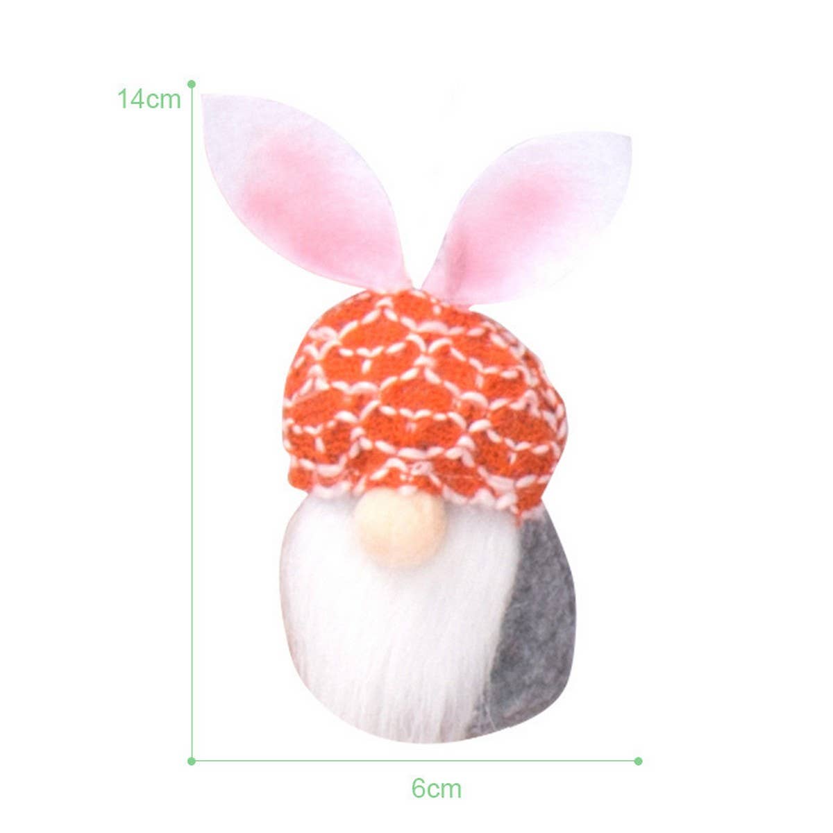 EASTER GNOME RUDOLPH PENDANT BUNNY ORNAMENT