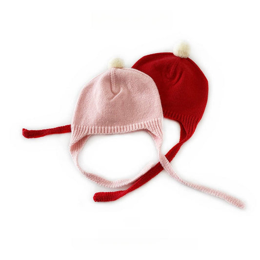 2-6 YEARS OLD SOLID COLOR LACE KNITTED HAT_CWAH2059