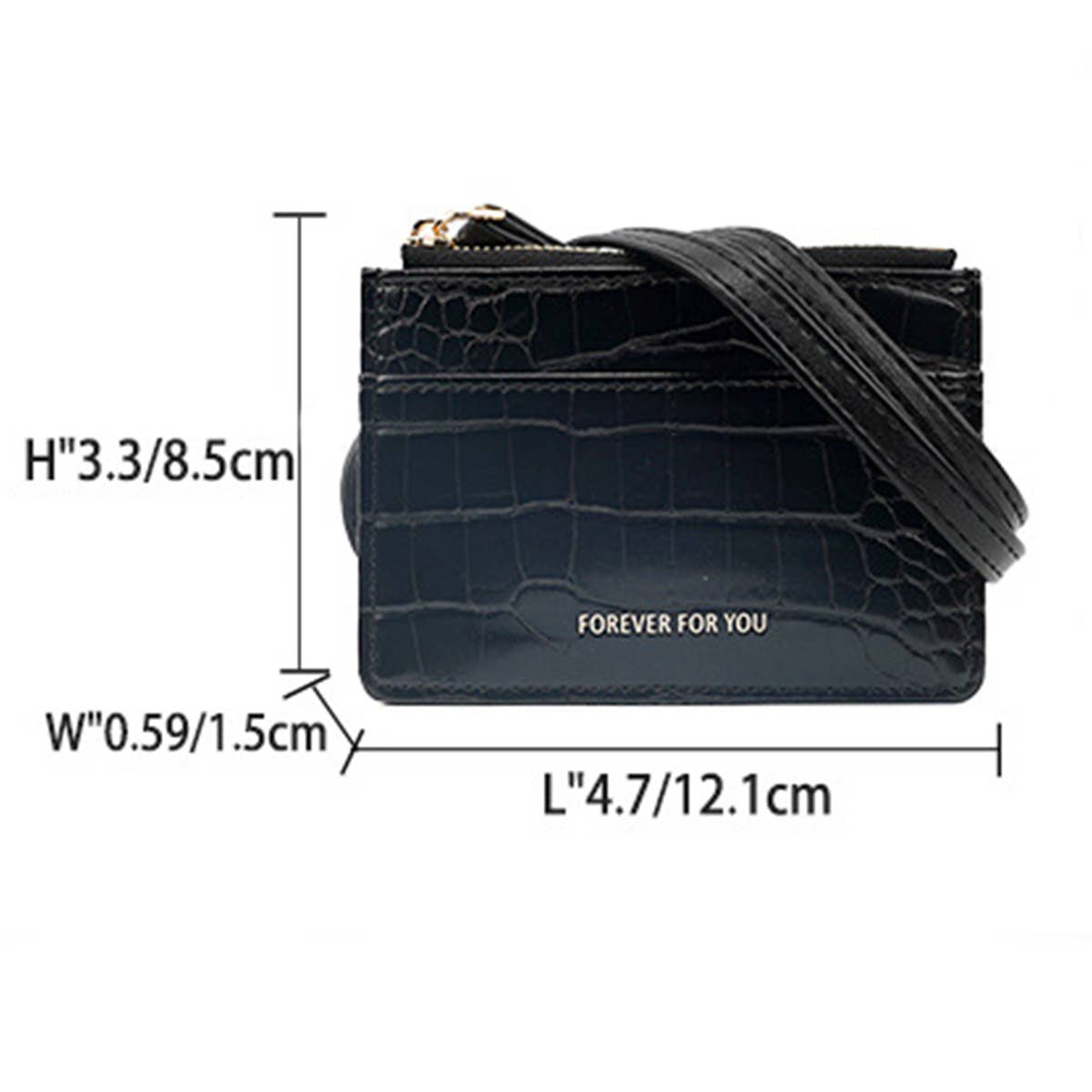 WOMEN SOLID COLOR MULTIFUNCTIONAL WALLET_CWAB1240