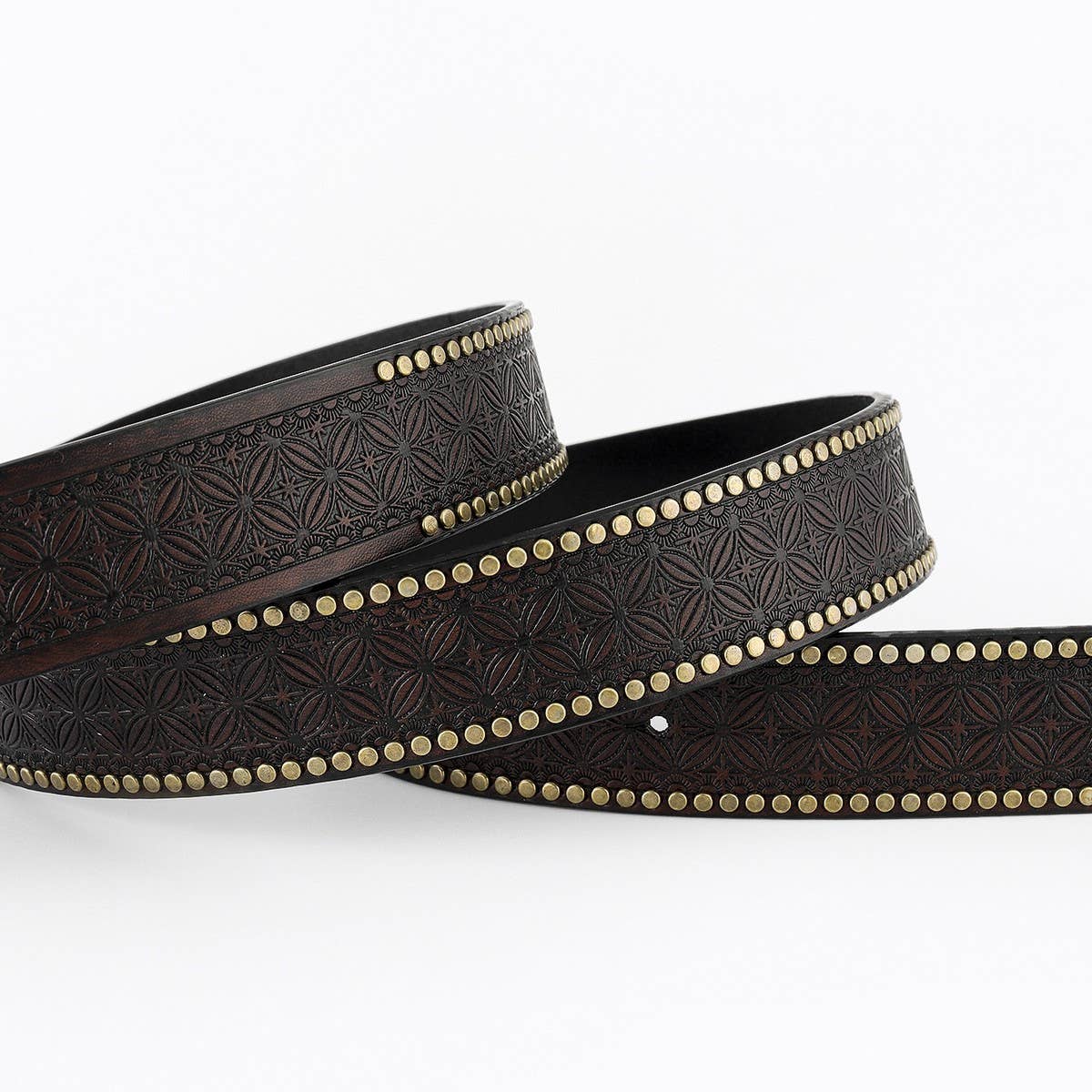 WESTERN COWBOY BELT WITH SAPPHIRE EMBELLISHMENT_CWABE0414