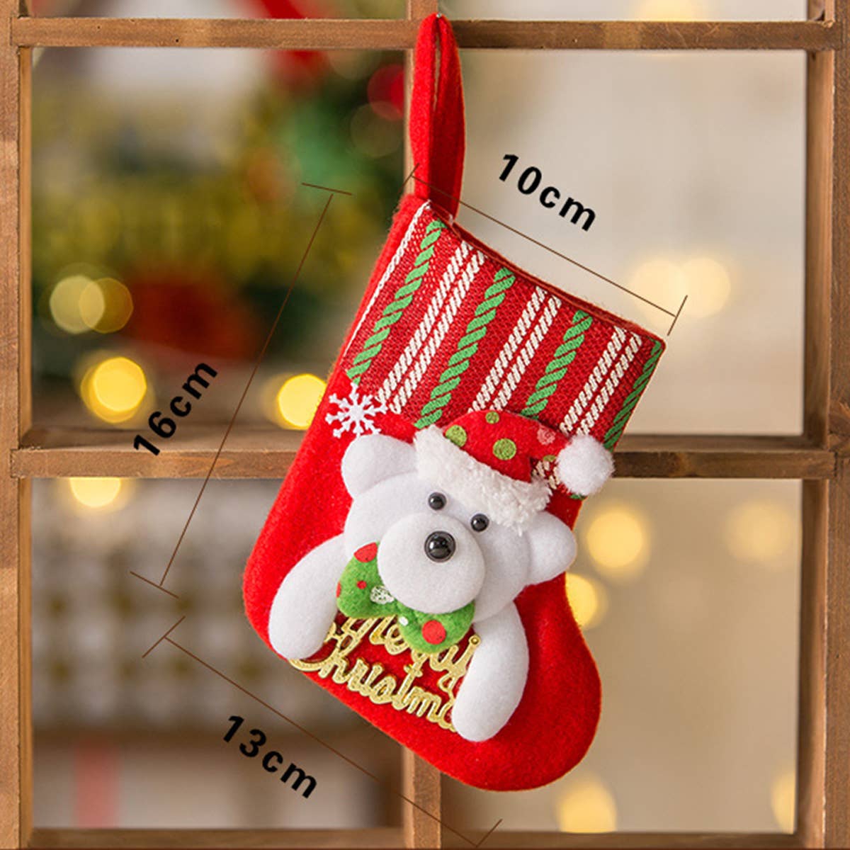 CWMM9344_CHRISTMAS SOCKS CHRISTMAS TREE PENDANT GIFT BAG