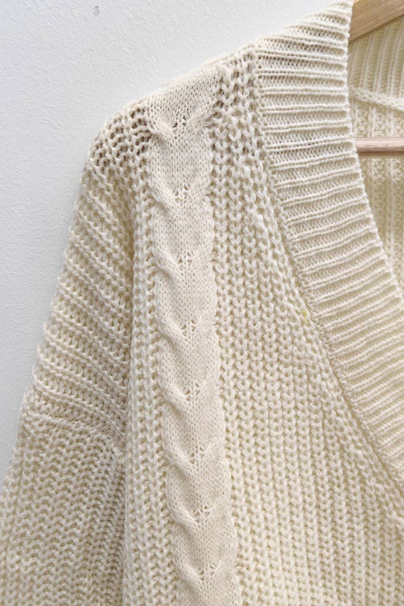 CWOSWL07399_PLUS SIZE DEEP V NECK KNIT SWEATER DRESS