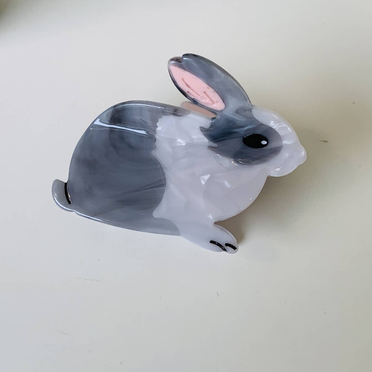 FASHIONABLE WHITE SWAN ACETIC ACID HAIR CLIP_CWAHA0549