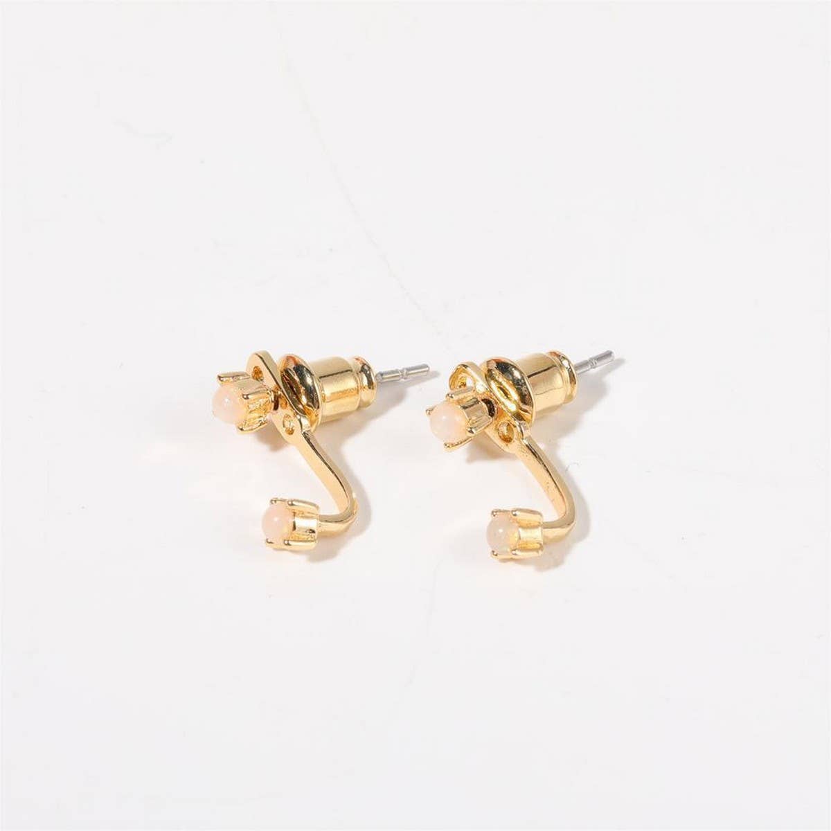 Simple colorful birthstone earrings_CWMM5346