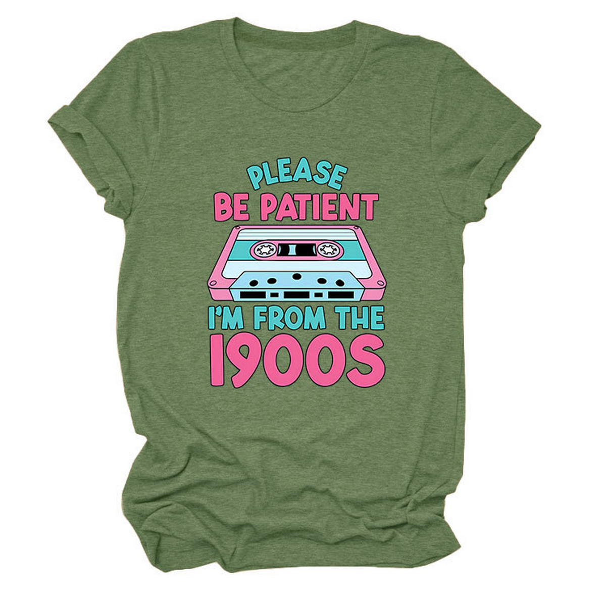 Women??¢s Tee ??Please Be Patient Letter Print_CWTTS1501
