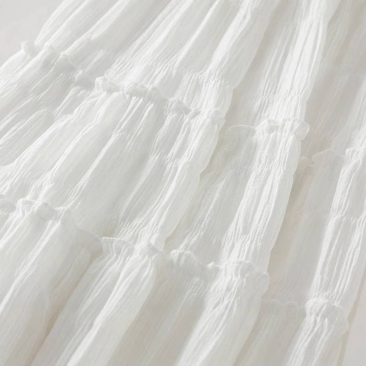 Reversible Shimmer Pleated High-Waist Tulle Skirt