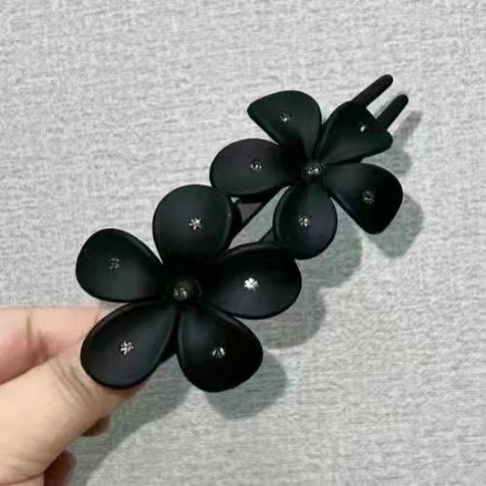 FLORAL HAIR CLIP,OVERSIZED DUCKBILL HAIRPIN FOR UPDOS