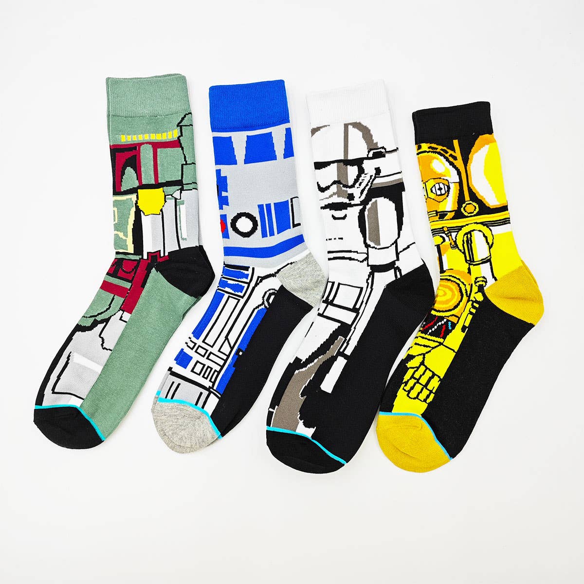 CARTOON STAR WARS SERIES CASUAL CREW SOCKS_CWAH1113
