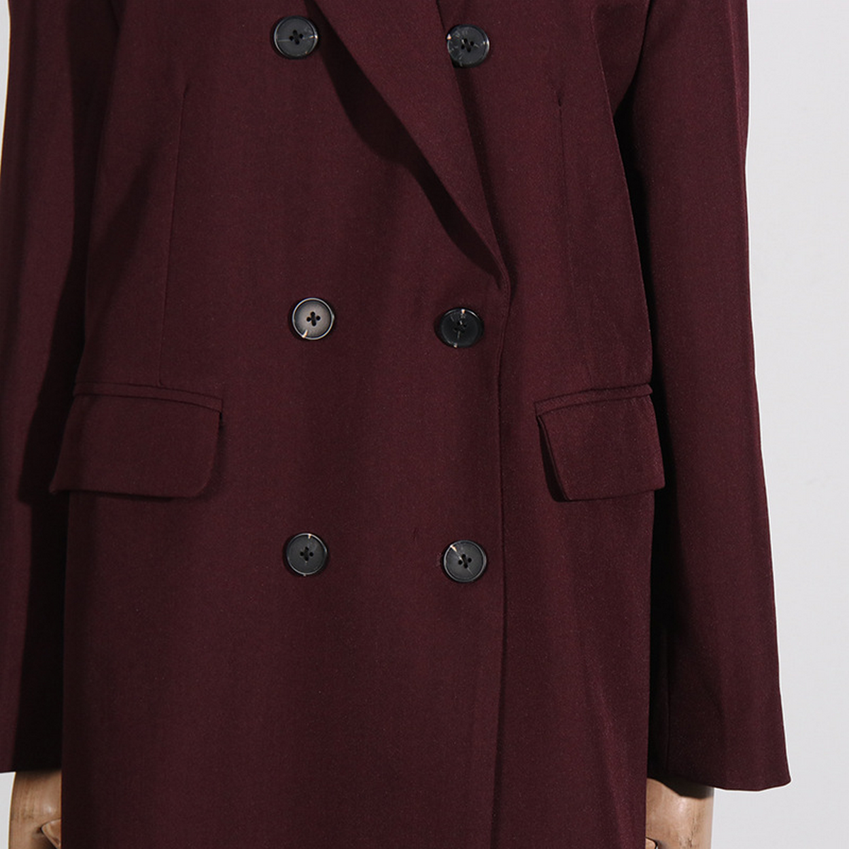 Elegant Long Solid Color Trench Coat for Women