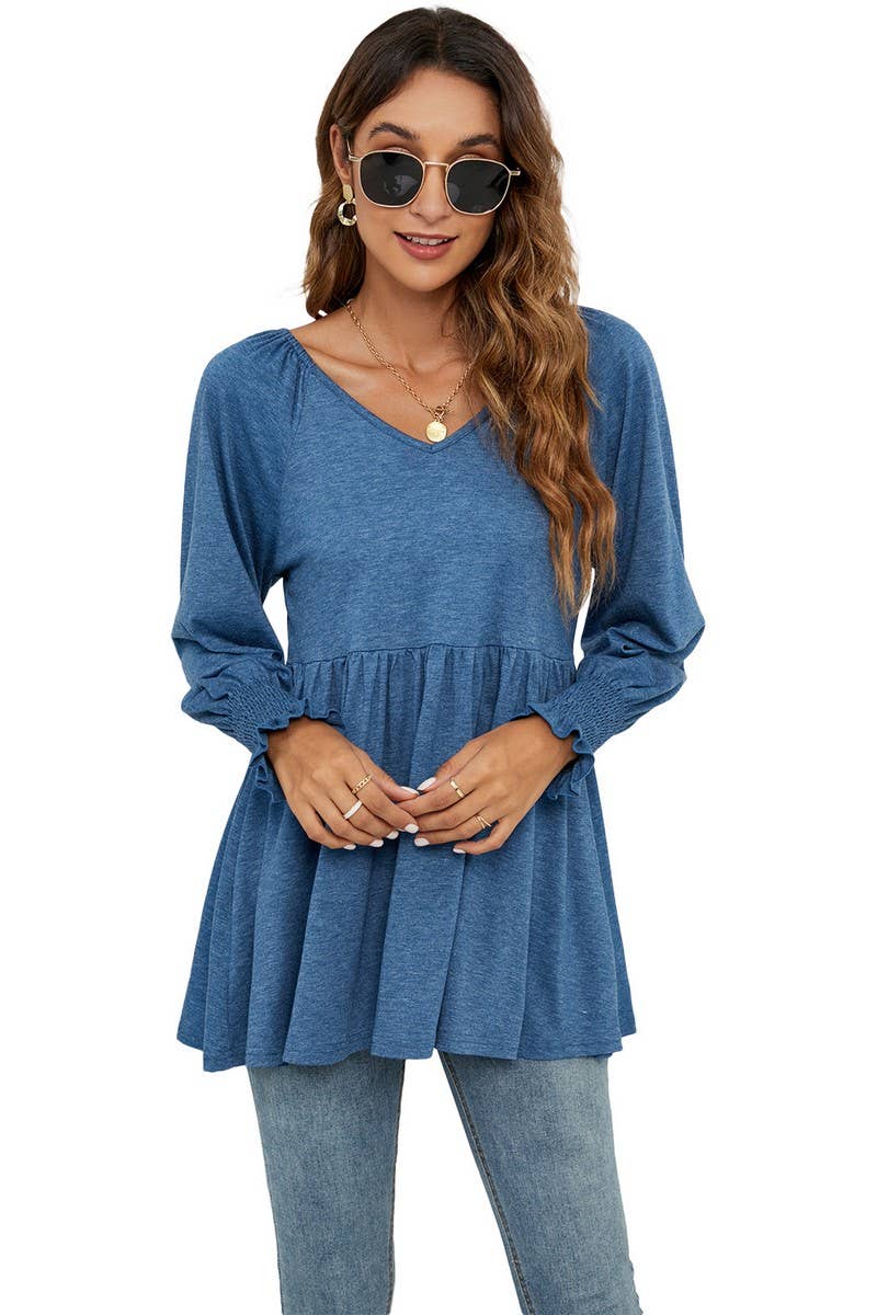 WOMEN SOLID TUNIC SHIRT_CWTSTL0794