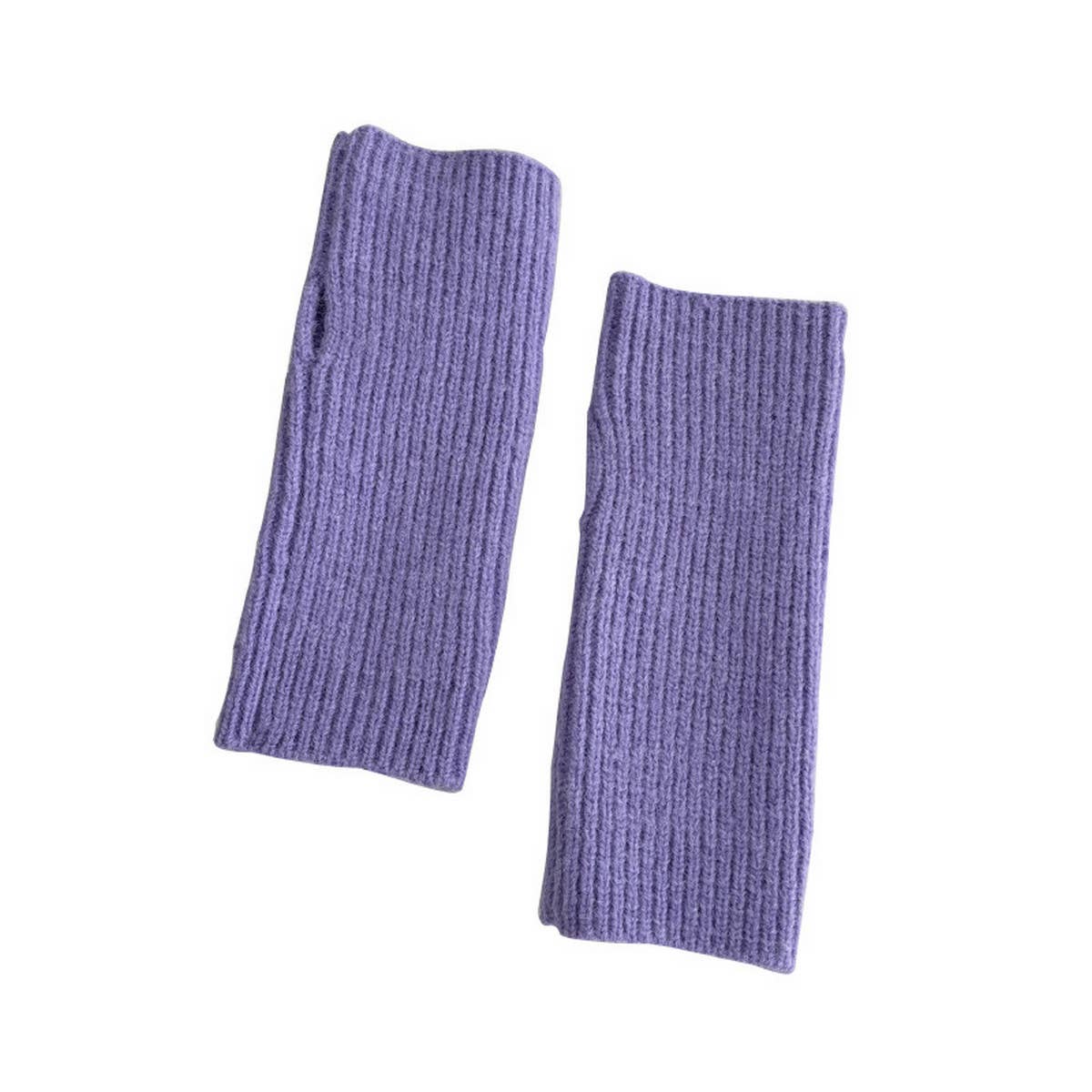 VERSATILE KNITTED WARM VERTICAL STRIPED GLOVES_CWAG0142