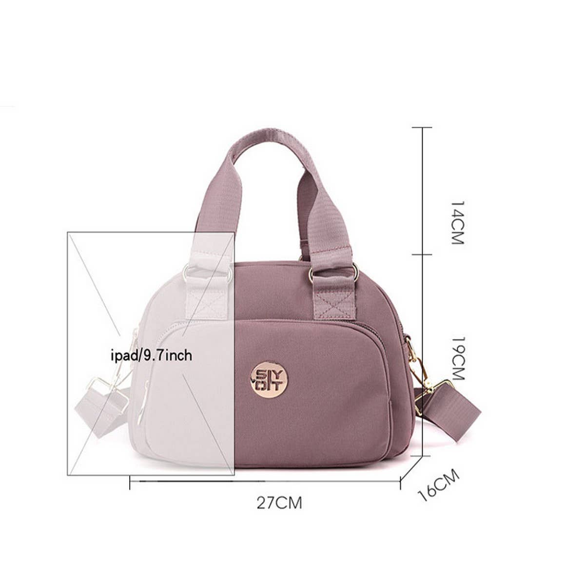 LEISURE TRAVEL WOMEN'S SHOULDER MESSENGER BAG_CWAB3452