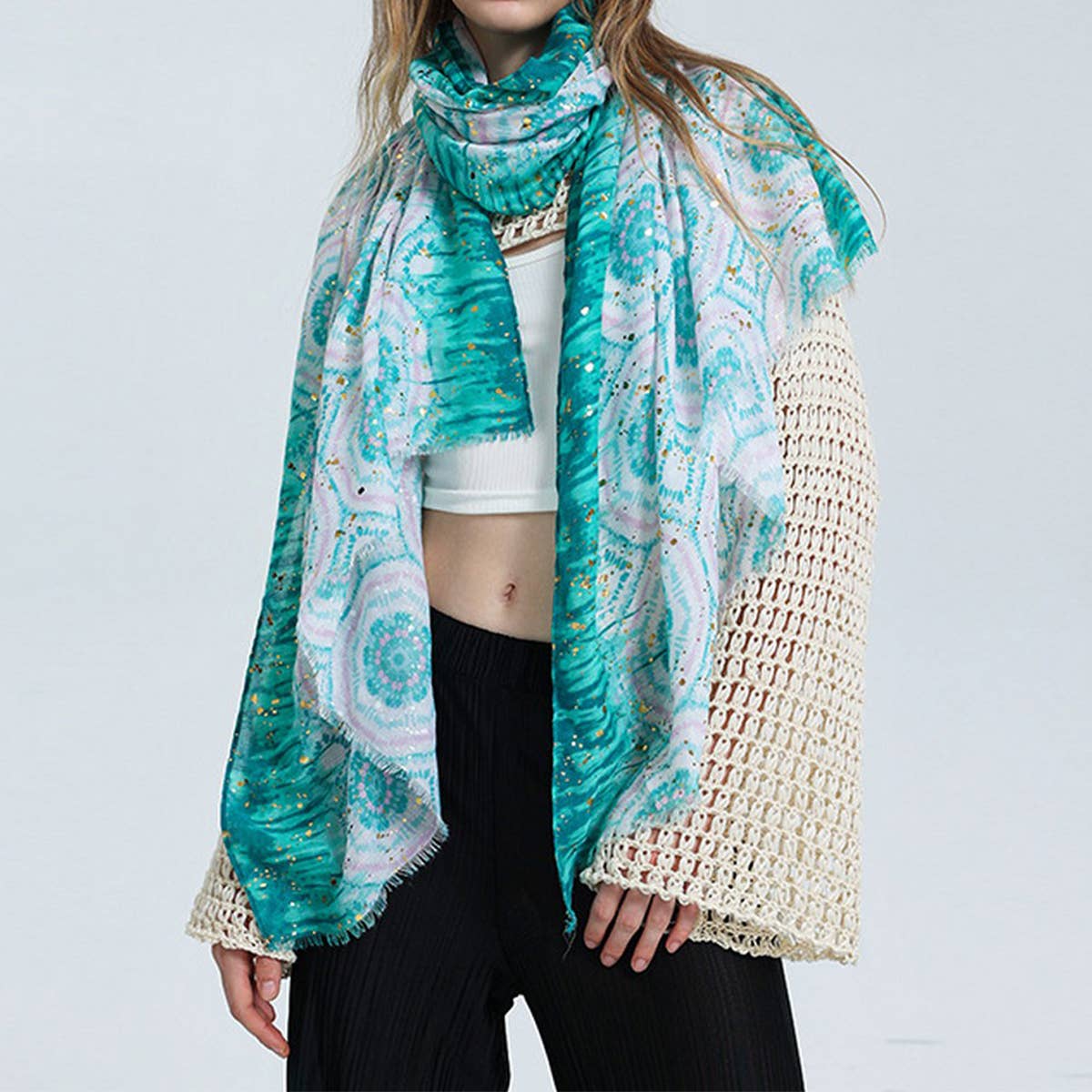 Beach Scarves - Women's Sun Protection Shawls_CWASC0680