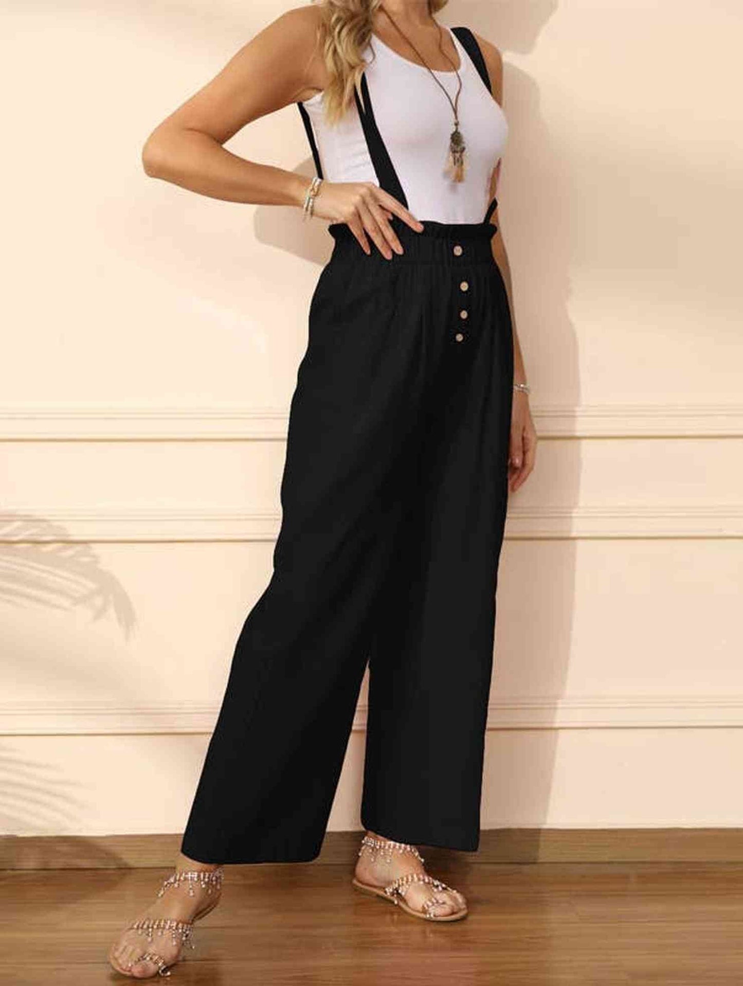 COTTON STRAIGHT ADJUSTABLE OVERALLS_CWSJS0714
