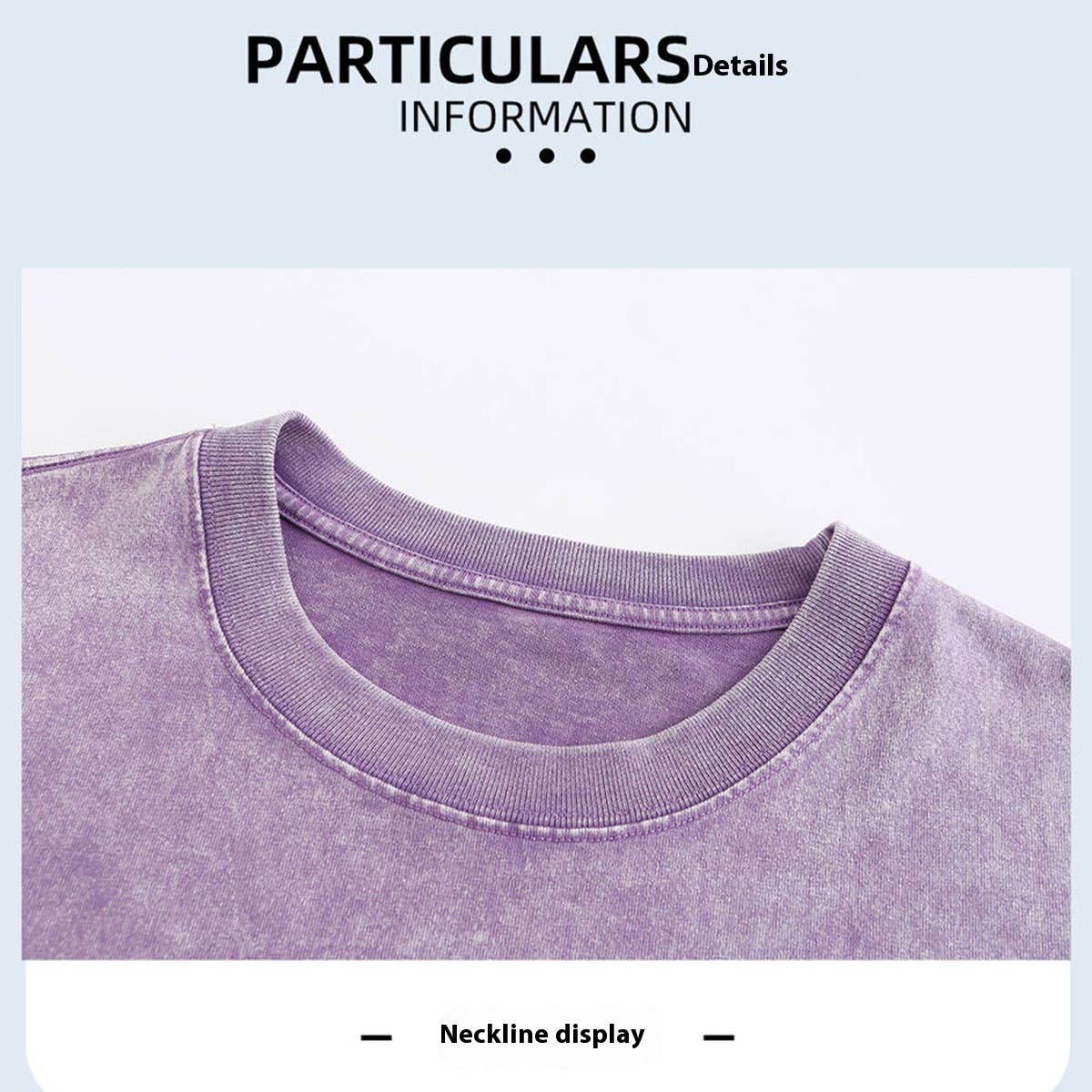 270g Heavyweight Wax-Dyed Vintage Cotton T-Shirt??œCustom Logo