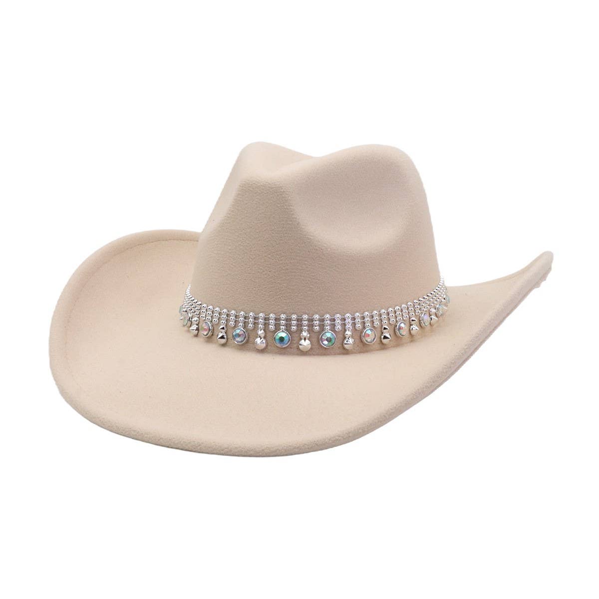 Fall/Winter Western Ethnic Wool Cowboy Fedora_CWAH04477