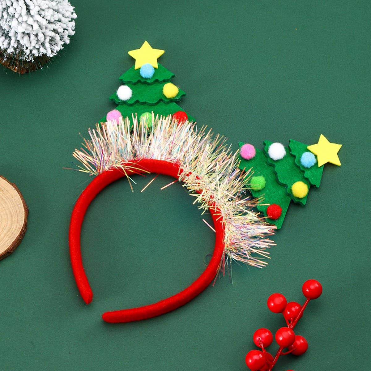 CHRISTMAS SEQUINED CHILDREN'S COSTUME HEADBAND