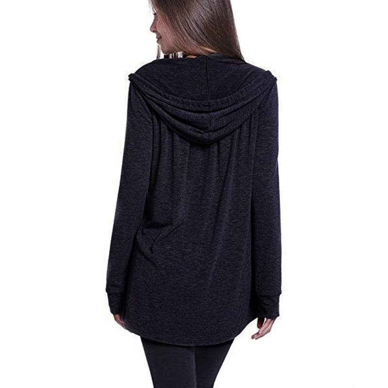 CWOHOL0286_Crew Neck Pullover Hoodie Casual Top