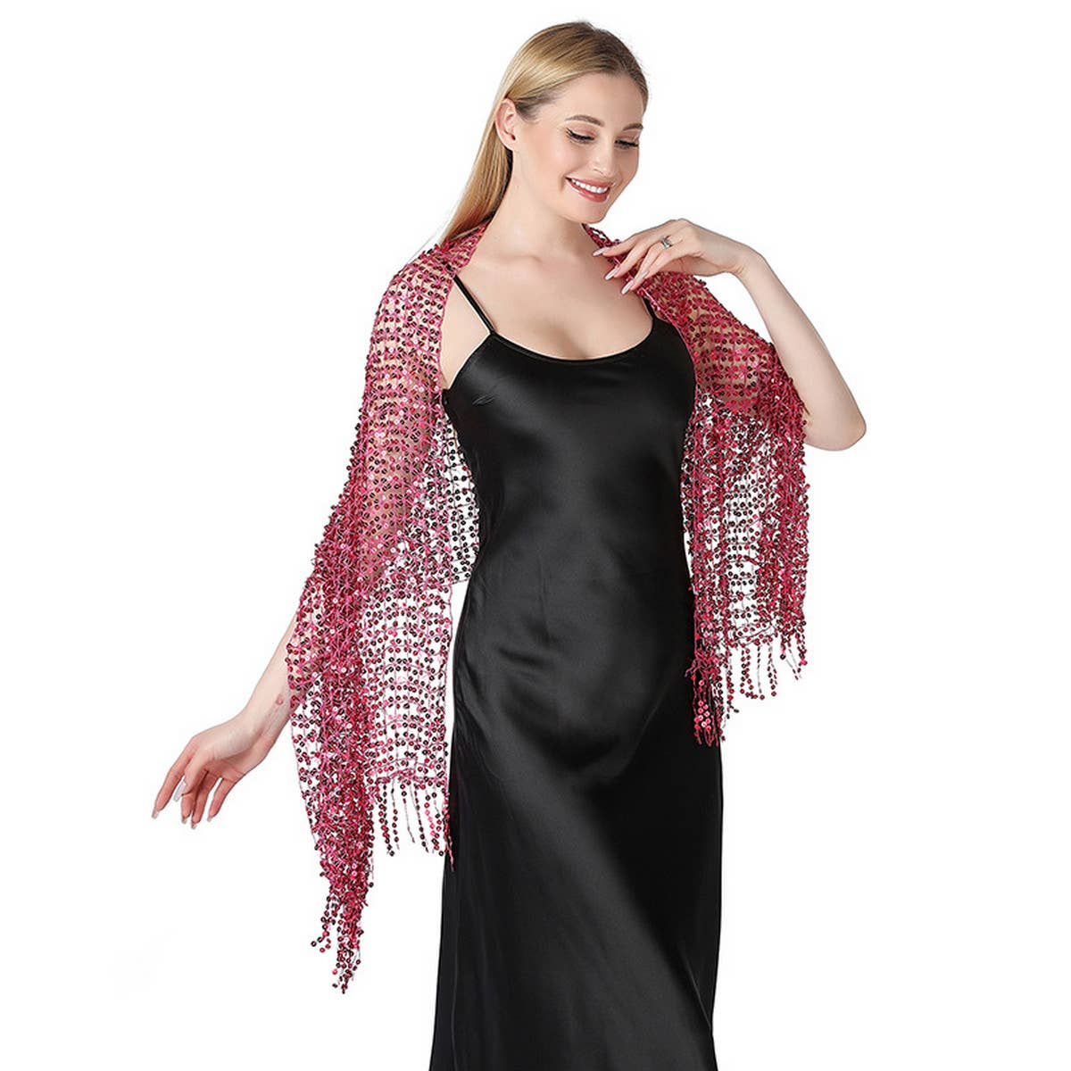2024 NEW DINNER SEQUIN EMBROIDERY TASSEL SHAWL_CWASC1081