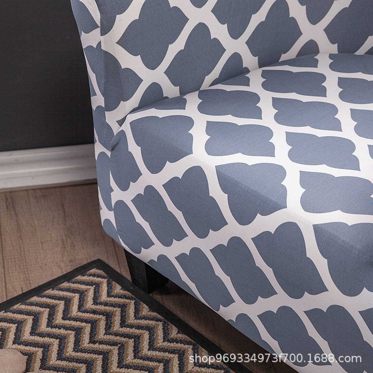 Single Sofa Chair Cover, Small Round Fit_CWMM8319