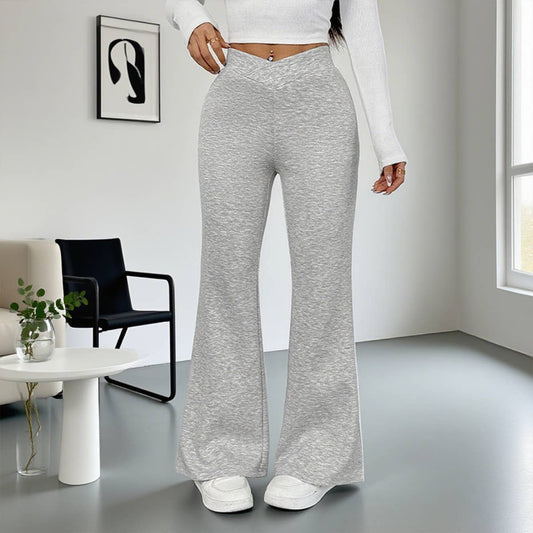 Casual,sexy,form-fitting,slightly flared pants