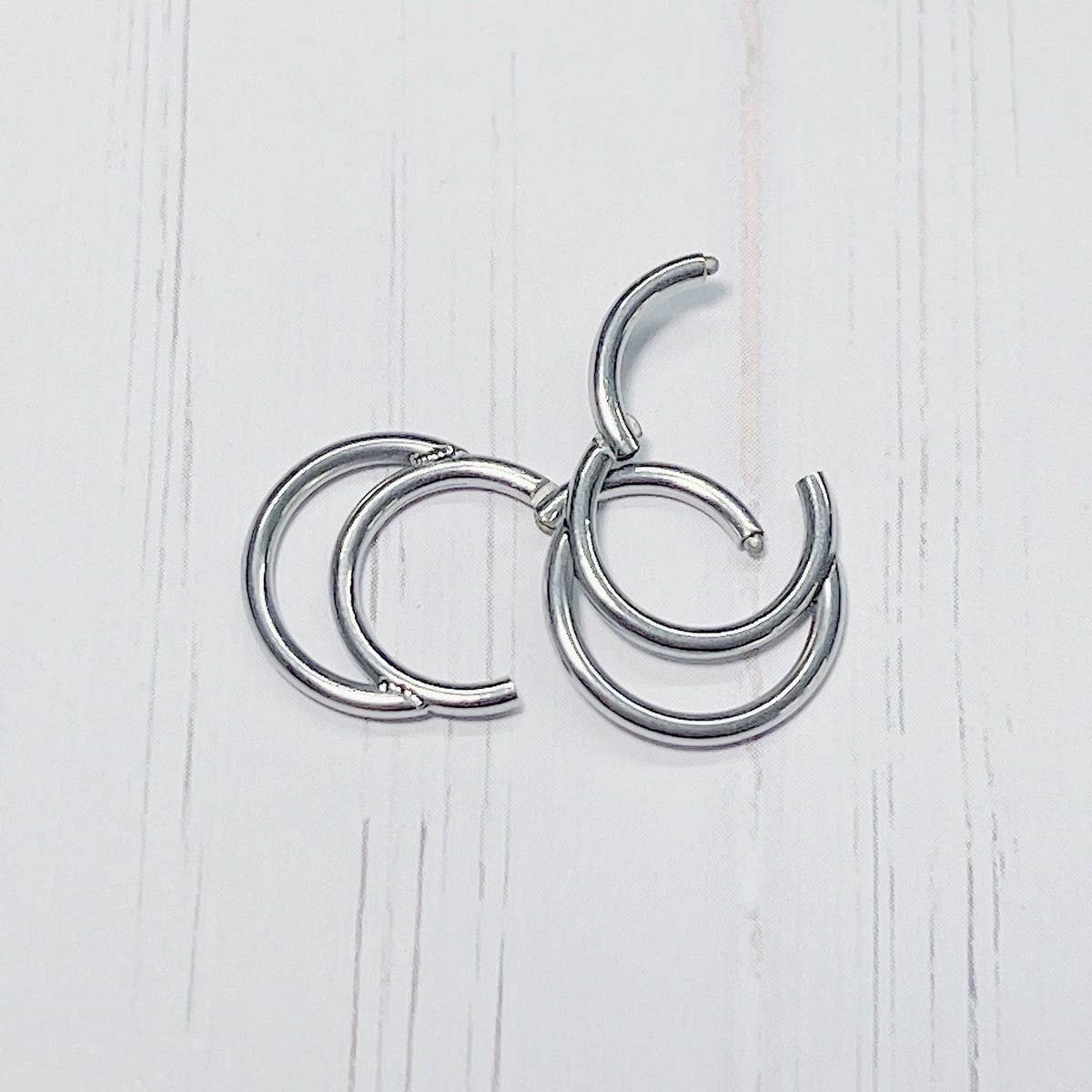 Stainless Steel Nose Stud with Elegant Design_CWMM9535