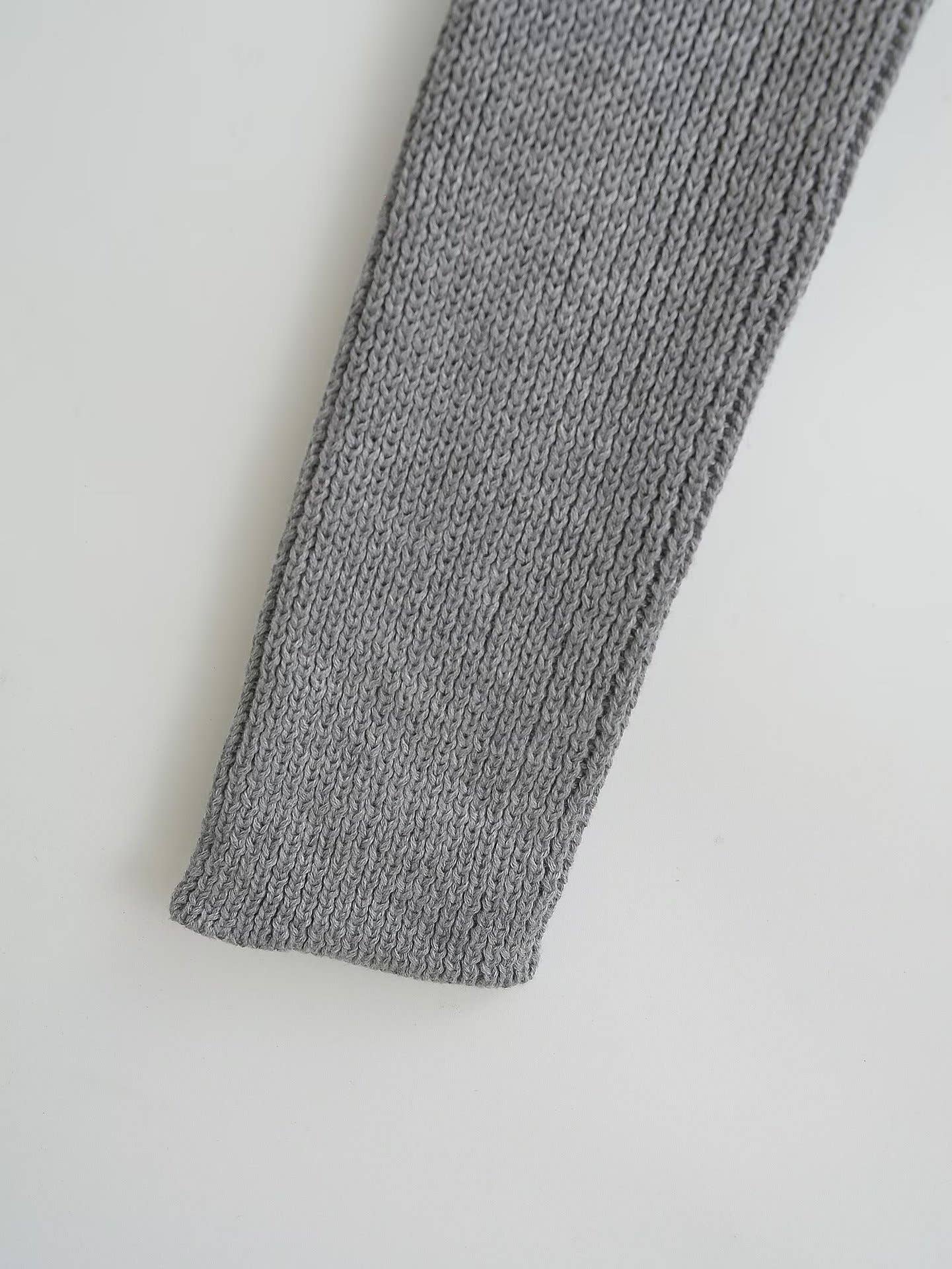 Short, slimming and stylish knitted coat