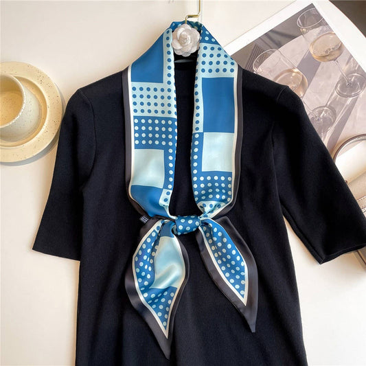 POLKA DOT THIN FASHIONABLE ALL-MATCH HEAD SCARF_CWASC1517
