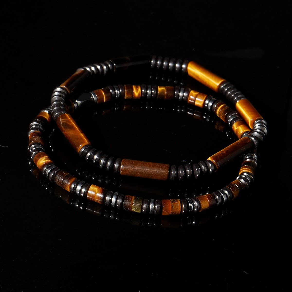 SEMI-PRECIOUS GEMSTONE BRACELETS FOR MEN