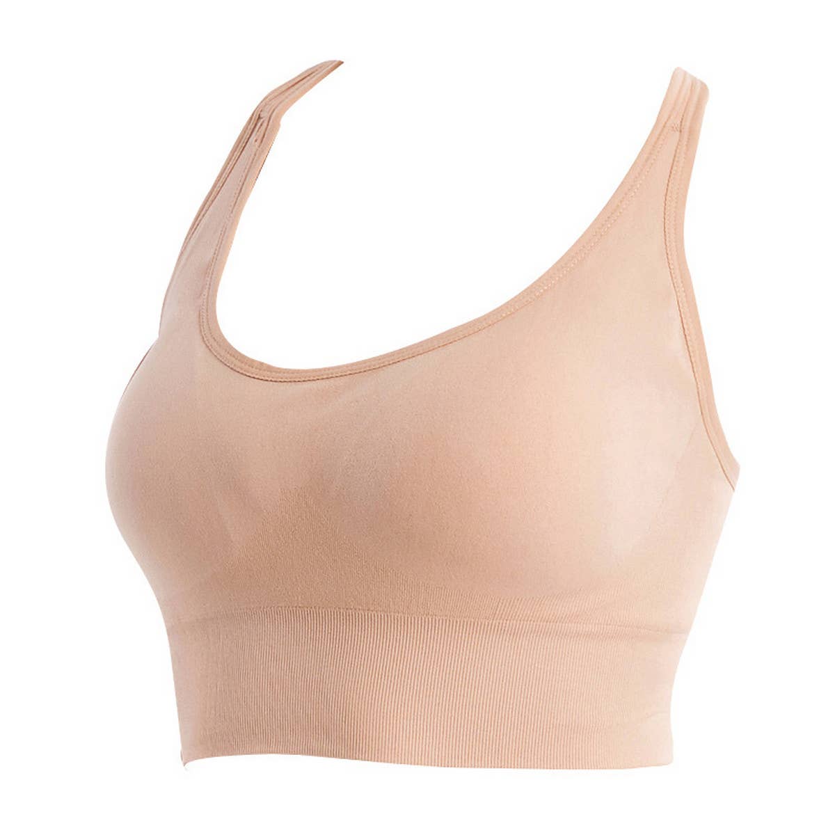 SEAMLESS LARGE SIZE HOLLOW BACK SPORTS BRA