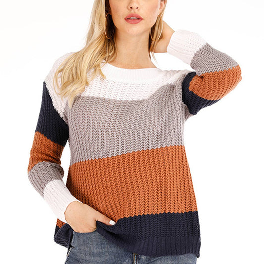 STRIPED PULLOVER RAINBOW KNITWEAR