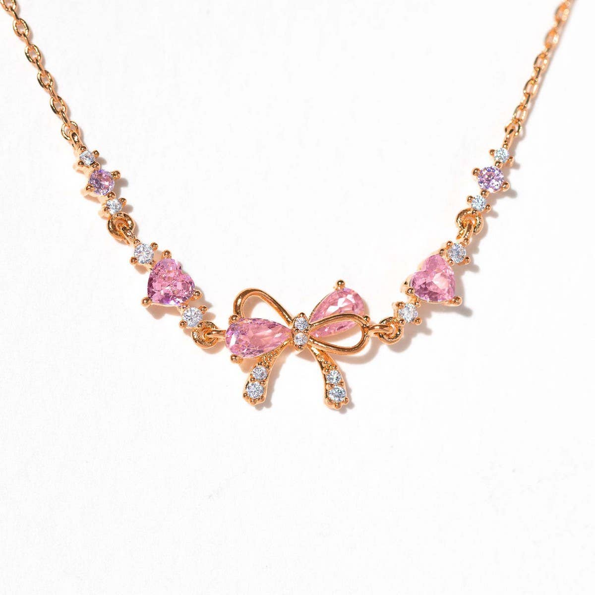 Love Zircon Butterfly Festival Necklace