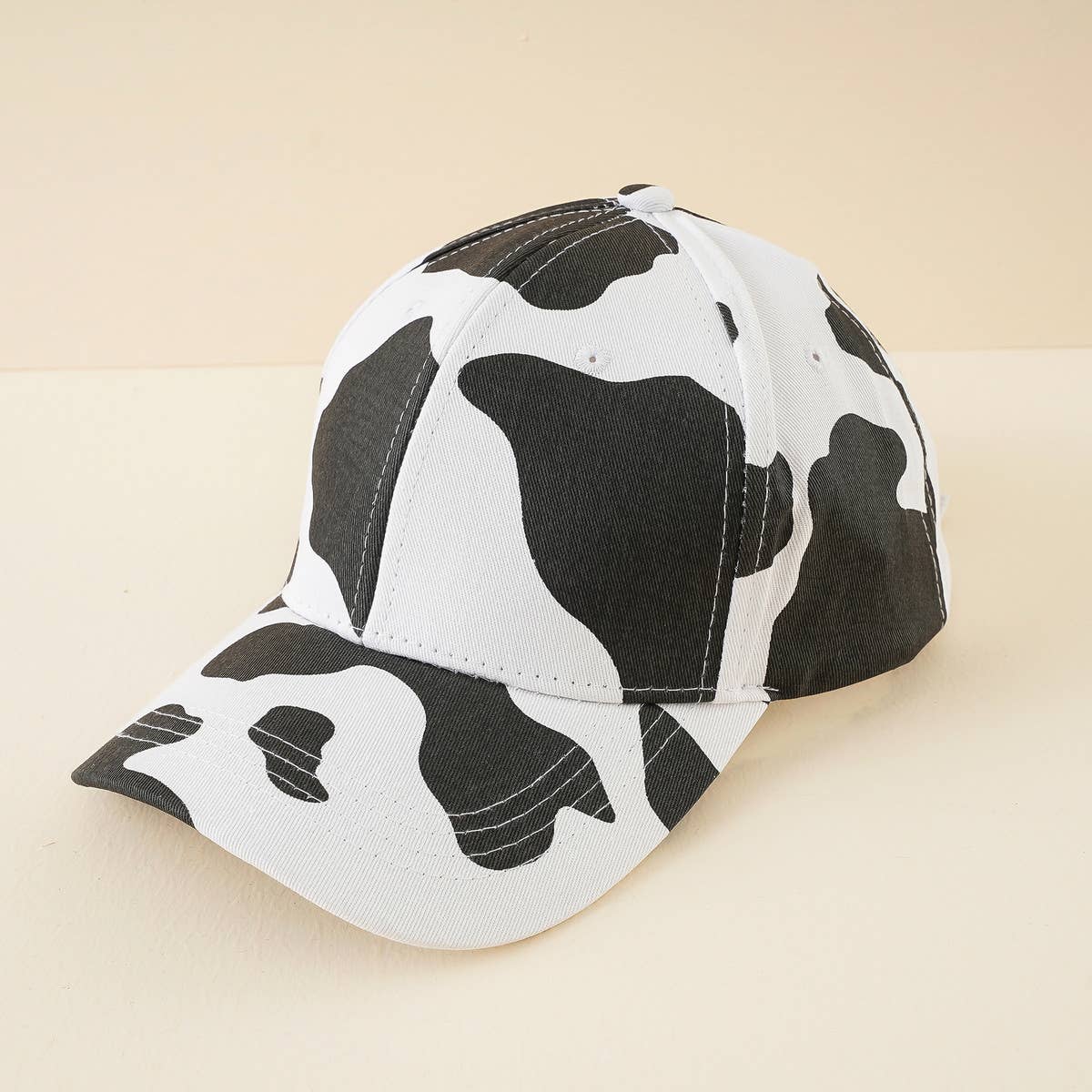 Cow pattern baseball cap, fashionable and casual CWAH1386