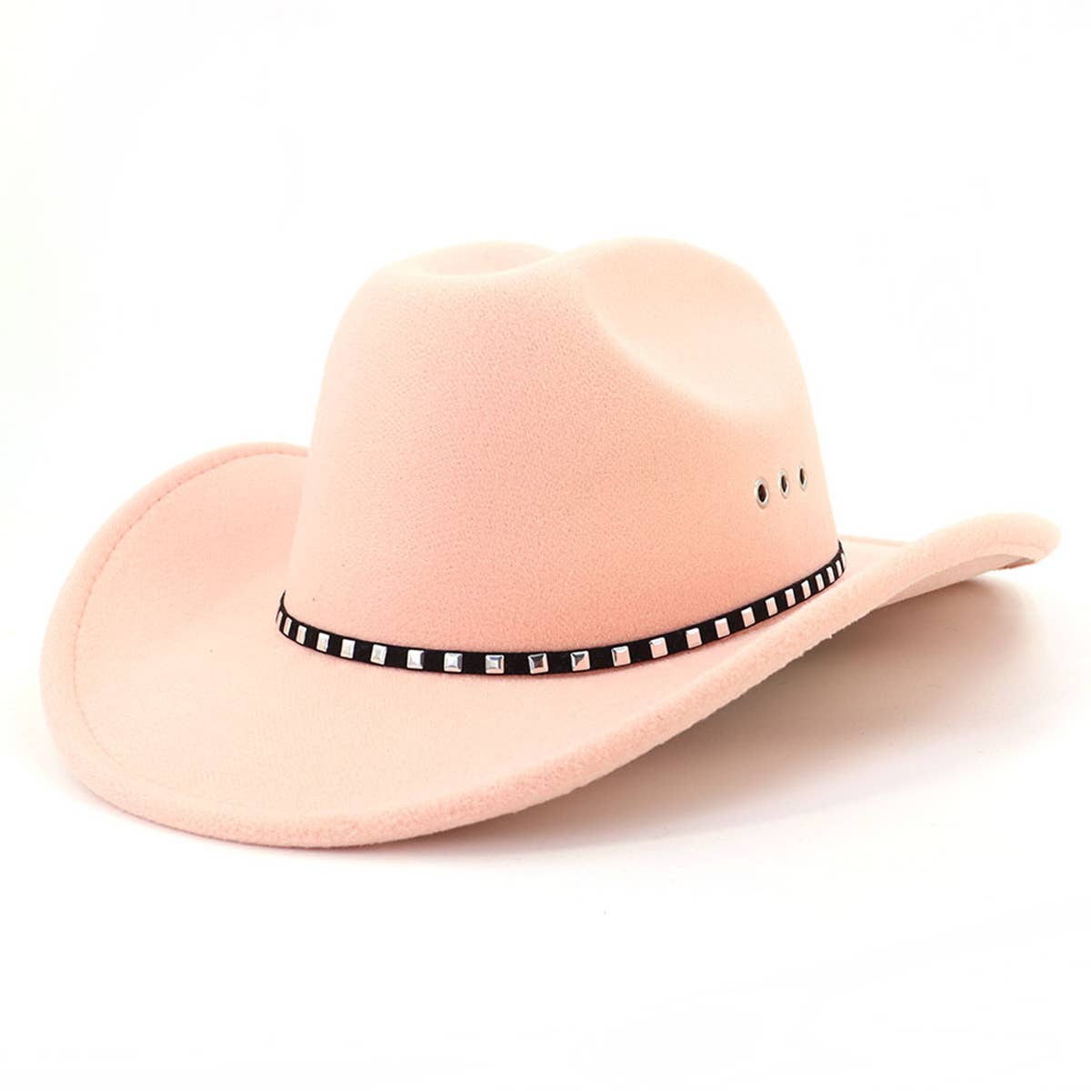 Western Cowboy Felt Hat Wide Brim Ethnic Jazz Hat_CWAH0679