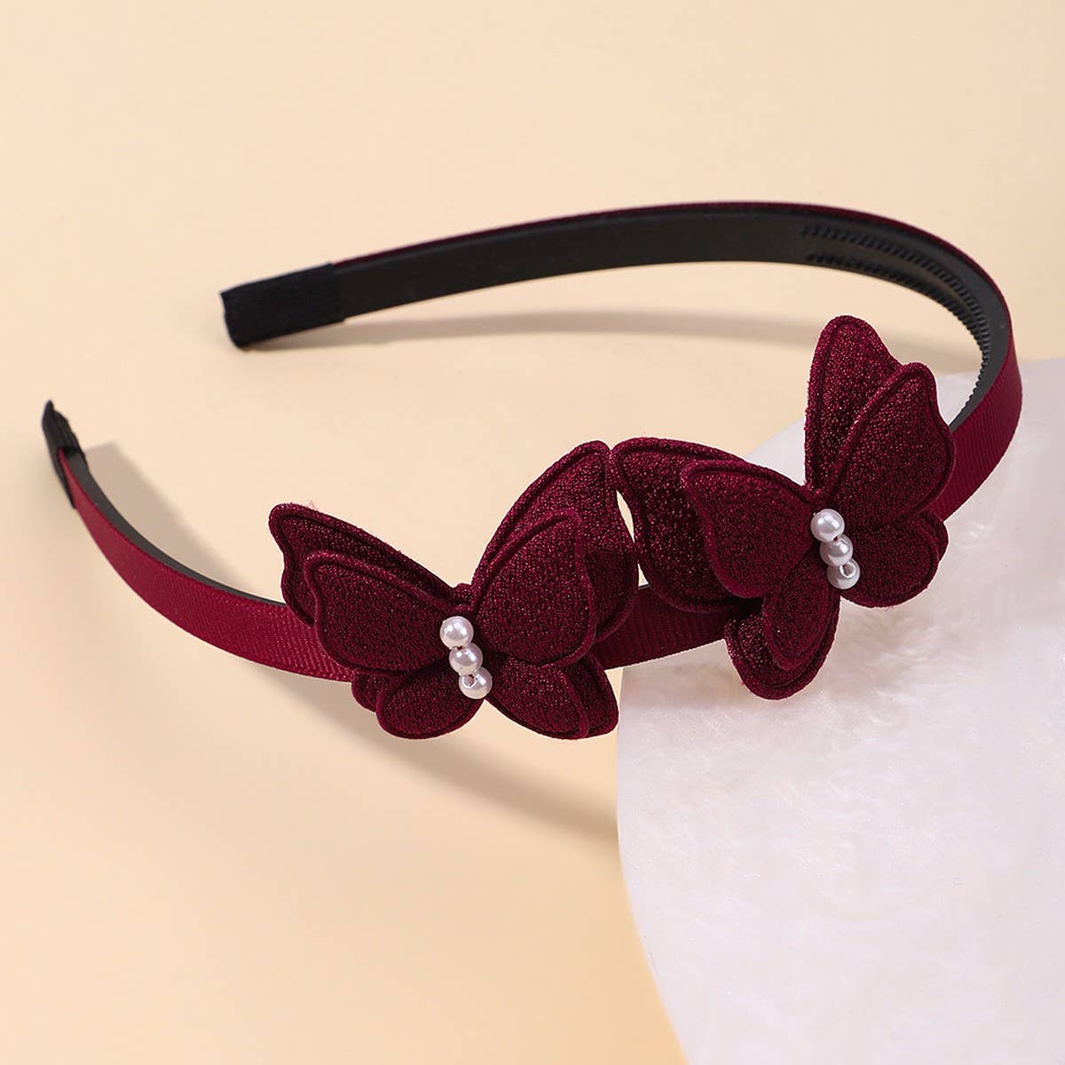 Double-Layer Butterfly Headband ? Candy Colors