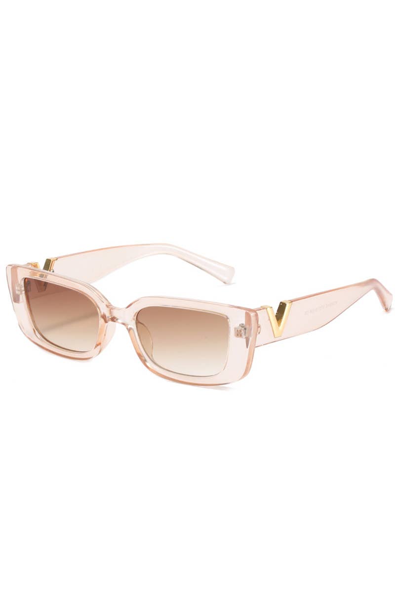 WIDE FRAME CAT EYE FASHION SUNGLASSES