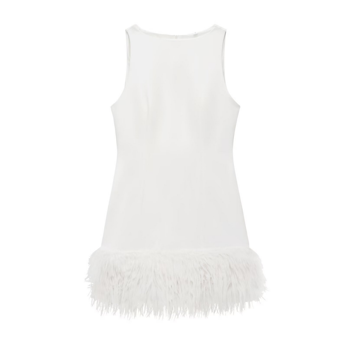 New Women??¢s Feather Detail French Style Dress_CWDMD5812