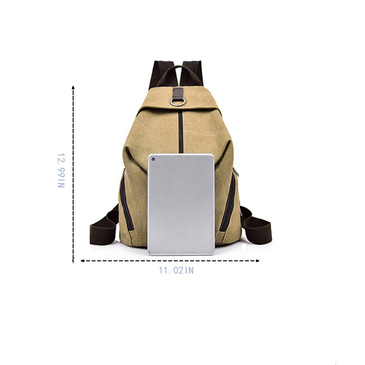 VINTAGE BACK-TO-SCHOOL CASUAL TRAVEL CANVAS BAG_CWAB2211