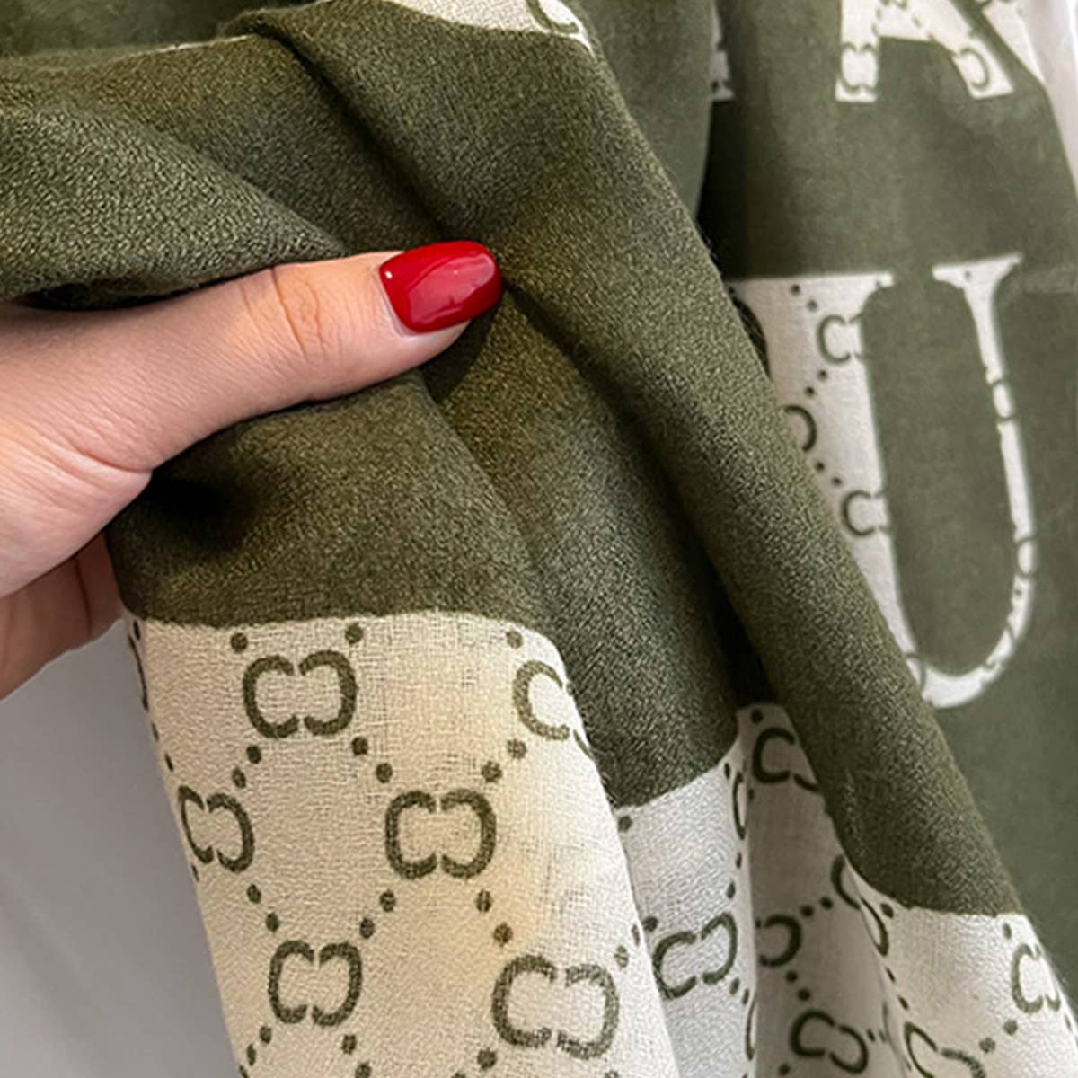 WOMEN FASHION PLAID ARTISTIC SCARF