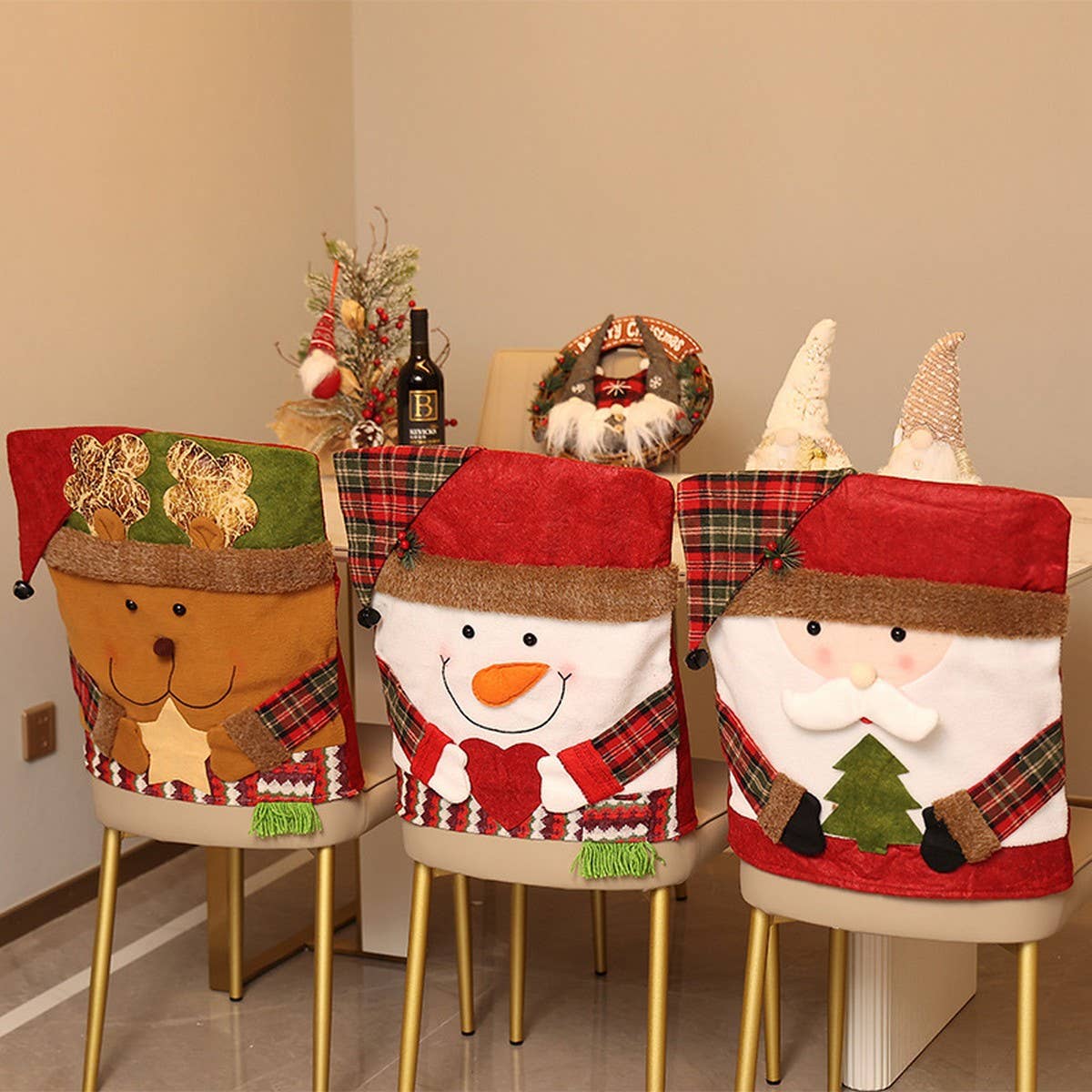 CWMM9405_CHRISTMAS DECORATIVE CHAIR COVER HOME DECOR