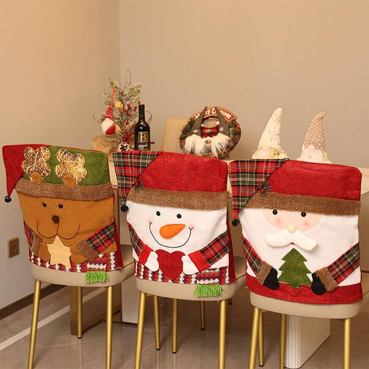 CWMM9405_CHRISTMAS DECORATIVE CHAIR COVER HOME DECOR